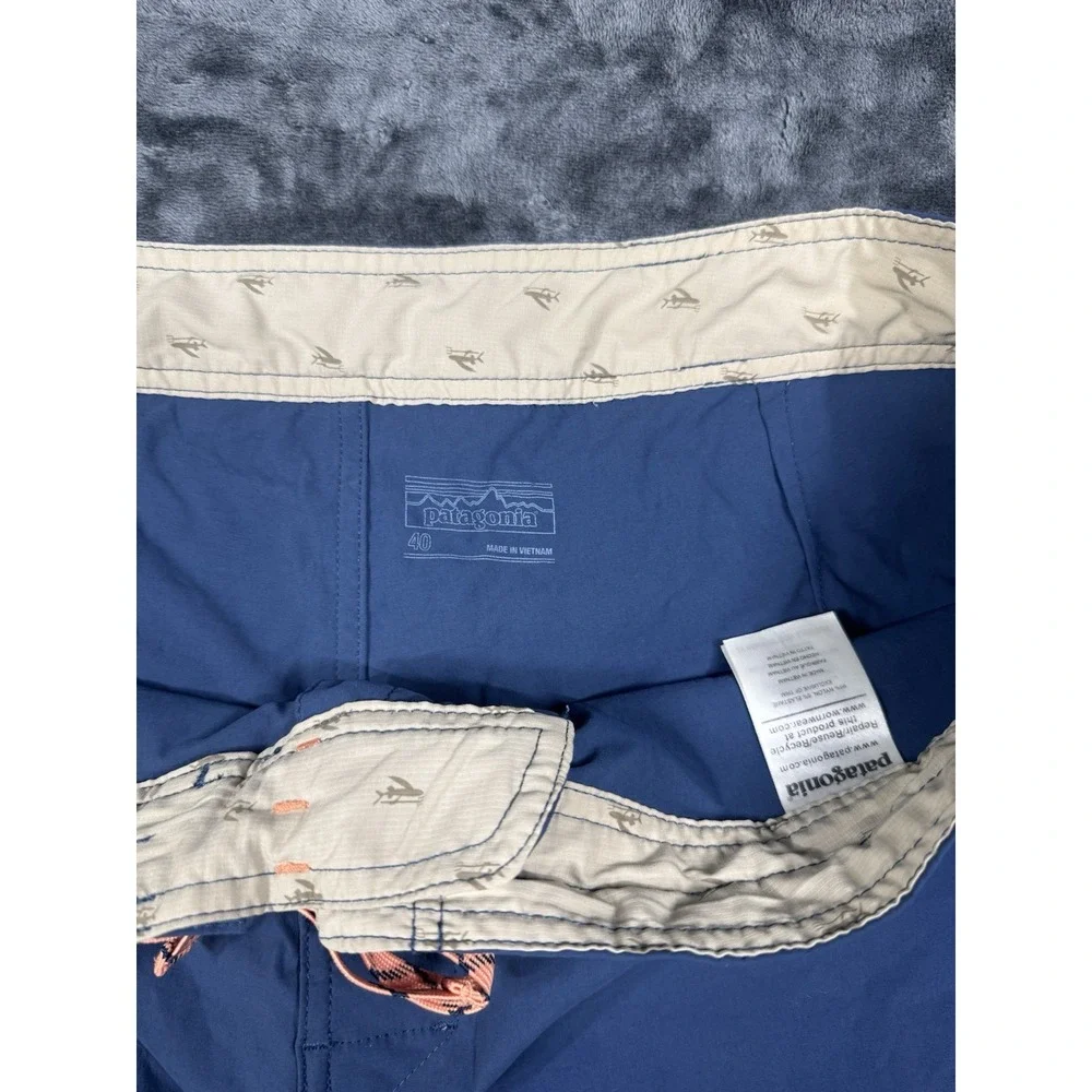 Patagonia Stretch Wavefarer Boardshorts Men's 40 Blue STY86543